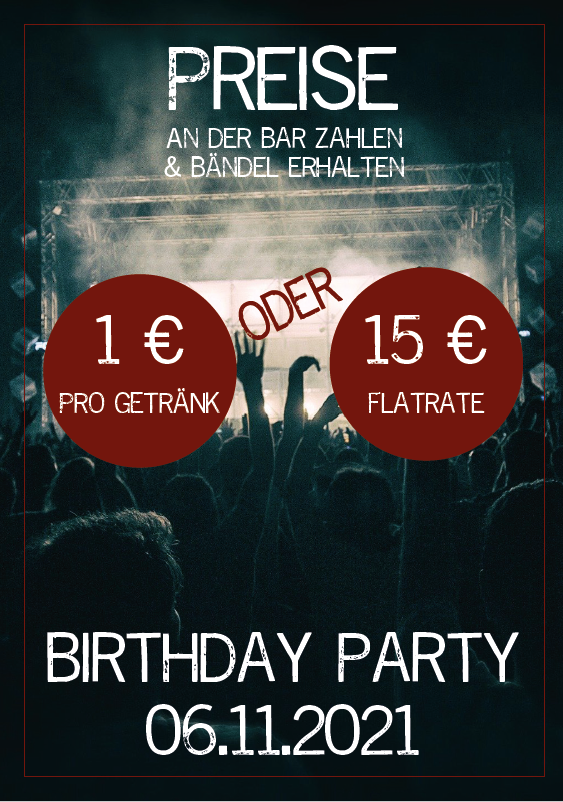 Plakat Birthday-Party
